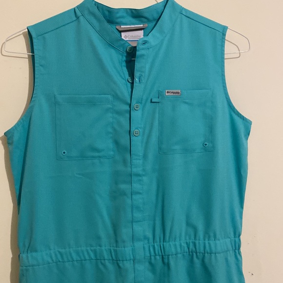 NWT Columbia PFG XL Dress 4 Pockets! Youth XL/18-20 UPF 40 Omni-Shade Omni-Wick - Picture 2 of 16